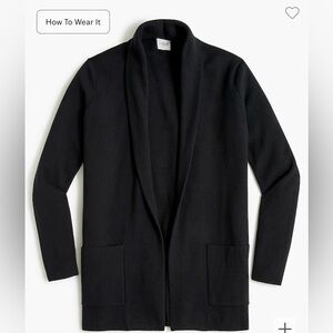 J. Crew Black Sweater Blazer